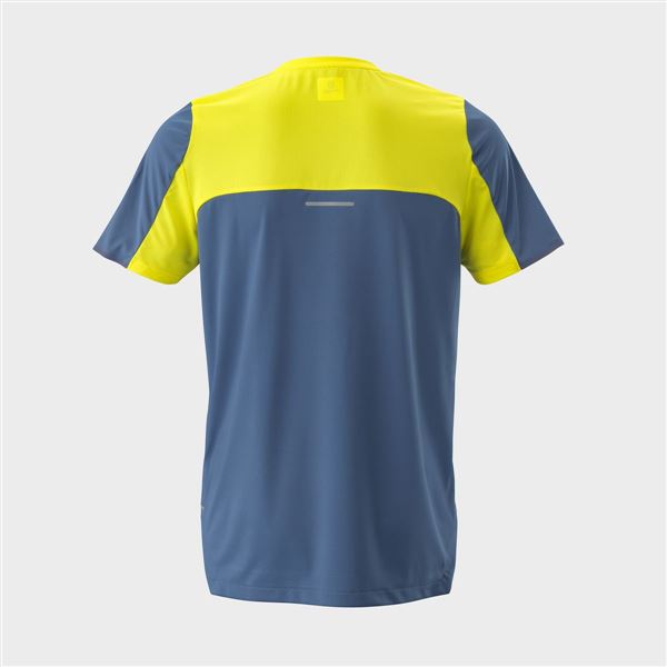 Accelerate Tee Blue/Yellow